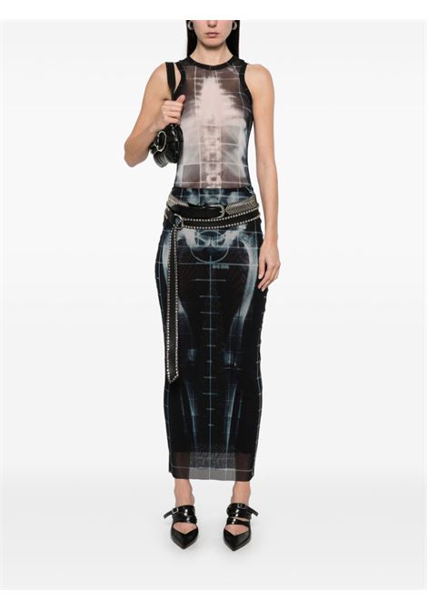 body squeletor donna nero e blu JEAN PAUL GAULTIER | 25/33-F-BD058-T580005956